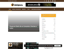 Tablet Screenshot of diariodeuncampista.com
